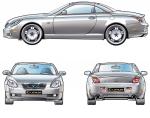 Lexus SC430 2002 года
